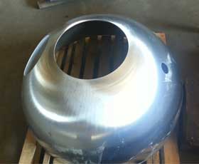 Hemisphere water jet 
