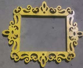 Picture frames – cutting copper - water jet