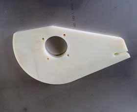 Plastics waterjet cutting