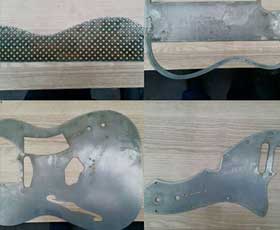 Guitar parts - water jet